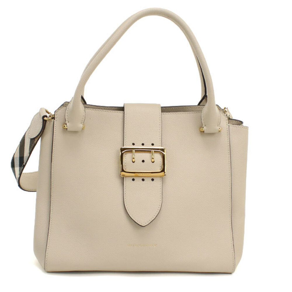 BURBERRY Burberry Tote Bag 4029030 2-Way Women's Ivory